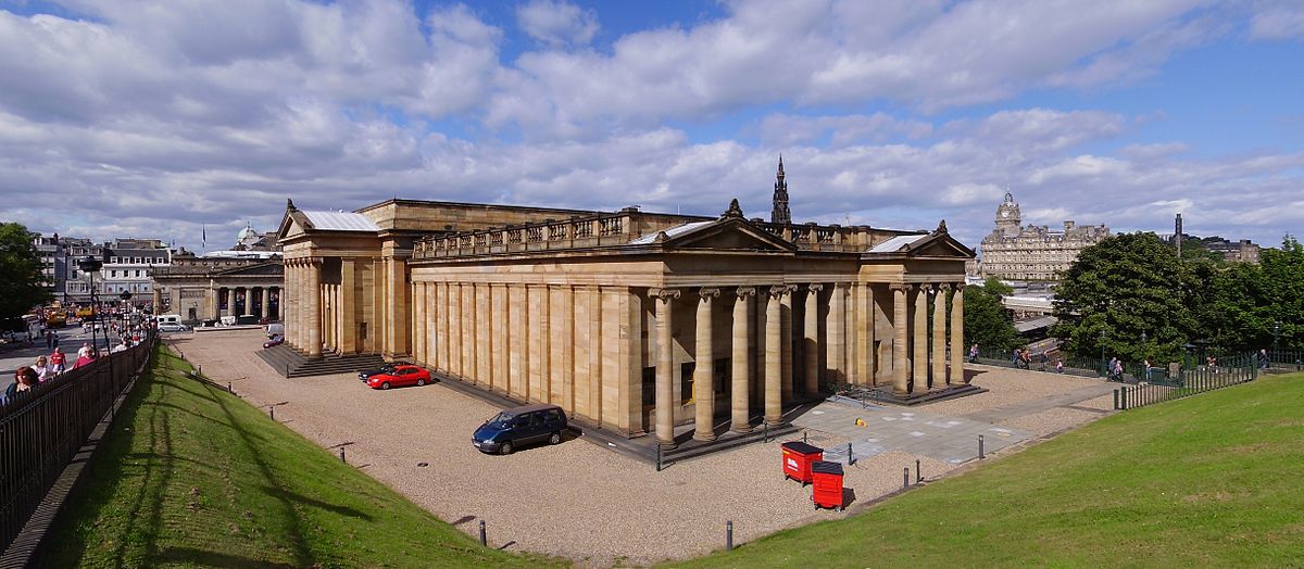 Photo of the National Gallery of Scotland from Wikimedia Commons